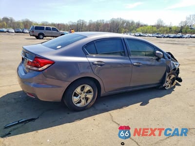 Trzecie zdjęcie samochodu z tyłu: 2015 HONDA CIVIC LX VIN:19XFB2F50FE237347 - miniatura