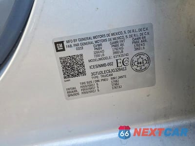 Zdjęcie 12 z 12 samochodu: 2018 GMC SIERRA K1500 VIN:3GTU2LEC6JG329413 - miniatura