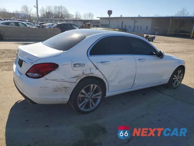 Trzecie zdjęcie samochodu z tyłu: 2018 MERCEDES-BENZ C 300 4MATIC VIN:WDDWF4KB1JR391225 - miniatura
