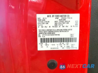 Zdjęcie 12 z 12 samochodu: 2013 FORD F150 SUPER CAB VIN:1FTFX1EF6DKF99182 - miniatura