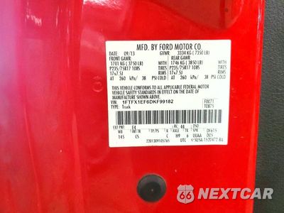 Zdjęcie 12 z 12 samochodu: 2013 FORD F150 SUPER CAB VIN:1FTFX1EF6DKF99182 - miniatura