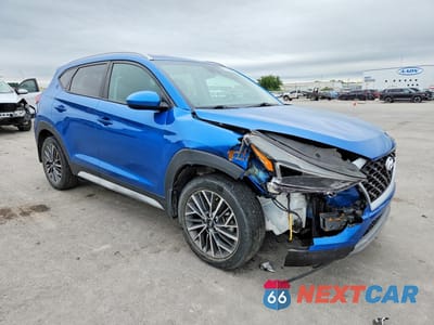 Czwarte zdjęcie samochodu z boku: 2019 HYUNDAI TUCSON SEL VIN:KM8J33AL7KU995552 - miniatura