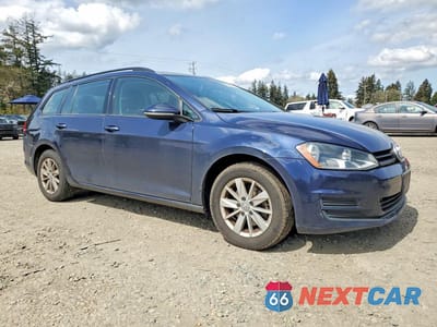 Czwarte zdjęcie samochodu z boku: 2017 VOLKSWAGEN GOLF SPORTWAGEN S VIN:3VWC17AU8HM501843 - miniatura