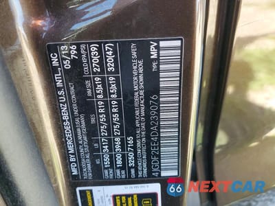Zdjęcie 13 z 13 samochodu: 2013 MERCEDES-BENZ GL 350 BLUETEC VIN:4JGDF2EE4DA239076 - miniatura