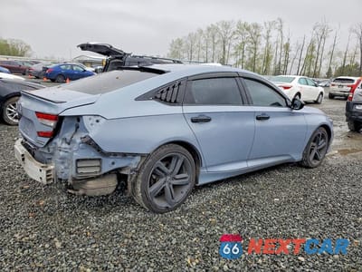 Trzecie zdjęcie samochodu z tyłu: 2022 HONDA ACCORD SPORT SE VIN:1HGCV1F40NA007564 - miniatura