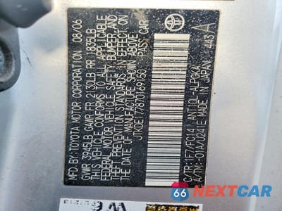Zdjęcie 12 z 12 samochodu: 2007 SCION SCION VIN:JTKDE177870169150 - miniatura