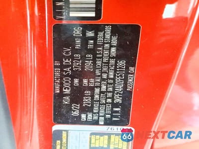 Zdjęcie 13 z 13 samochodu: 2023 KIA FORTE LXS VIN:3KPF24AD2PE511286 - miniatura