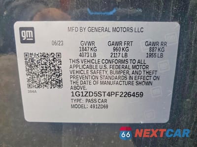 Zdjęcie 13 z 13 samochodu: 2023 CHEV MALIBU VIN:1G1ZD5ST4PF226459 - miniatura