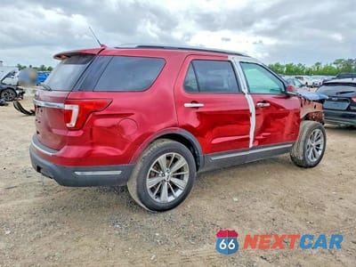 Trzecie zdjęcie samochodu z tyłu: 2018 FORD EXPLORER LIMITED VIN:1FM5K8F82JGB40759 - miniatura