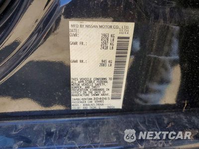 Zdjęcie 12 z 12 samochodu: 2022 NISSAN ALTIMA 2.5 SV VIN:1N4BL4DV5NN304065 - miniatura