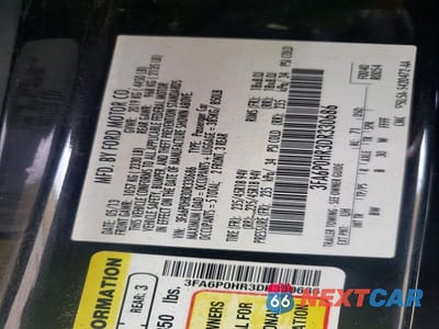 Zdjęcie 13 z 13 samochodu: 2013 FORD FUSION SE VIN:3FA6P0HR3DR330686 - miniatura