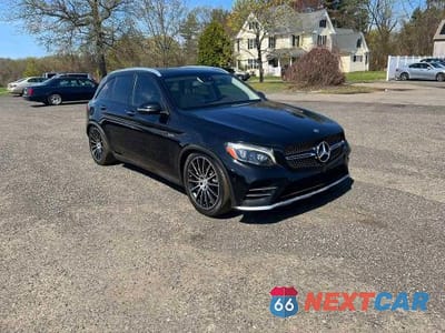 Czwarte zdjęcie samochodu z boku: 2018 MERCEDES-BENZ GLC 43 4MATIC AMG VIN:WDC0G6EB5JV025354 - miniatura