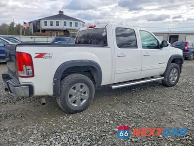 Trzecie zdjęcie samochodu z tyłu: 2013 GMC SIERRA K1500 SLT VIN:3GTP2WE78DG374889 - miniatura
