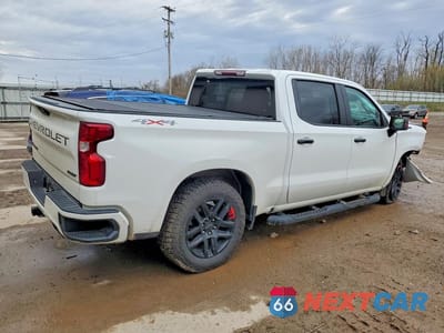 Trzecie zdjęcie samochodu z tyłu: 2022 CHEVROLET SILVERADO LTD K1500 RST VIN:1GCUYEED1NZ187061 - miniatura