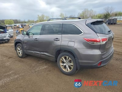 Drugie zdjęcie samochodu z przodu: 2015 TOYOTA HIGHLANDER XLE VIN:5TDJKRFHXFS119762 - miniatura