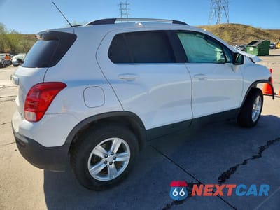 Trzecie zdjęcie samochodu z tyłu: 2016 CHEVROLET TRAX 1LT VIN:3GNCJPSB2GL187814 - miniatura
