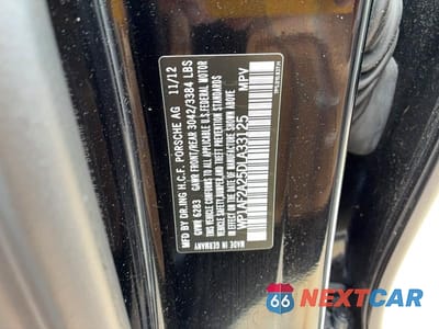 Zdjęcie 10 z 10 samochodu: 2013 PORSCHE CAYENNE VIN:WP1AF2A25DLA33125 - miniatura