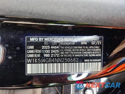 Zdjęcie 13 z 13 samochodu: 2022 MERCEDES-BENZ CLA 250 VIN:W1K5J4GB4NN250682 - miniatura