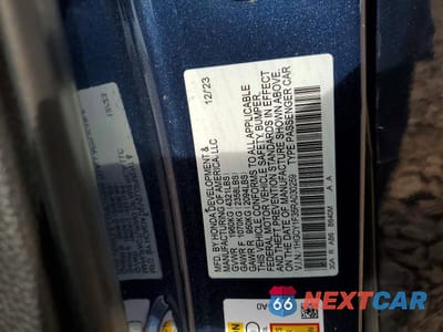 Zdjęcie 12 z 12 samochodu: 2024 HONDA ACCORD EX VIN:1HGCY1F35RA030259 - miniatura