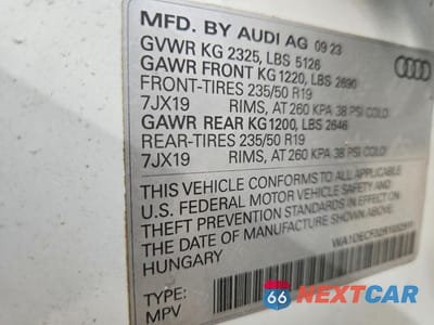 Zdjęcie 13 z 13 samochodu: 2024 AUDI Q3 PREMIUM S LINE 45 VIN:WA1DECF32R1032911 - miniatura
