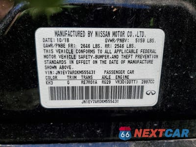 Zdjęcie 12 z 12 samochodu: 2019 INFINITI Q50 3.0T SPORT VIN:JN1EV7AR0KM555431 - miniatura