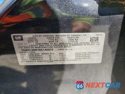 Zdjęcie 13 z 13 samochodu: 2014 GMC TERRAIN SLE VIN:2GKFLVEK7E6140879 - miniatura