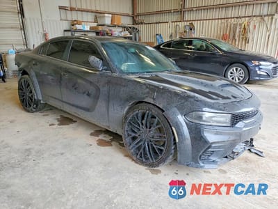 Czwarte zdjęcie samochodu z boku: 2021 DODGE CHARGER R VIN:2C3CDXCTXMH553857 - miniatura