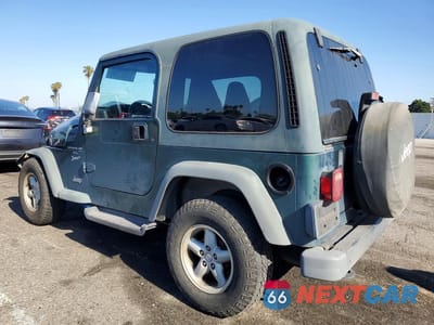 Drugie zdjęcie samochodu z przodu: 2000 JEEP WRANGLER / TJ SPORT VIN:1J4FA49S9YP721689 - miniatura