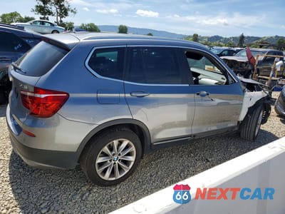 Trzecie zdjęcie samochodu z tyłu: 2013 BMW X3 XDRIVE28I VIN:5UXWX9C5XD0D00024 - miniatura