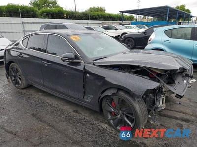 Czwarte zdjęcie samochodu z boku: 2022 GENESIS G70 3.3T STANDARD VIN:KMTG54TE9NU097828 - miniatura