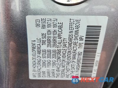 Zdjęcie 14 z 14 samochodu: 2024 HONDA CR-V SPORT VIN:7FARS6H59RE011862 - miniatura