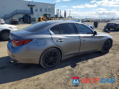 Trzecie zdjęcie samochodu z tyłu: 2022 INFINITI Q50 LUXE VIN:JN1EV7BR7NM341345 - miniatura