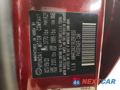 Zdjęcie 14 z 14 samochodu: 2024 HYUNDAI VENUE LIMITED VIN:KMHRC8A31RU291650 - miniatura