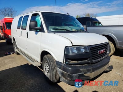 Czwarte zdjęcie samochodu z boku: 2023 GMC SAVANA 2500 CARGO UTILITY / SERVICE VAN VIN:1GTW7AFP5P1128366 - miniatura