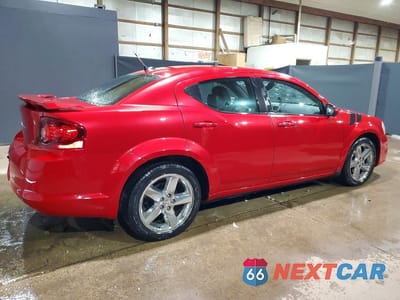 Trzecie zdjęcie samochodu z tyłu: 2013 DODGE AVENGER SXT VIN:1C3CDZCB1DN521356 - miniatura