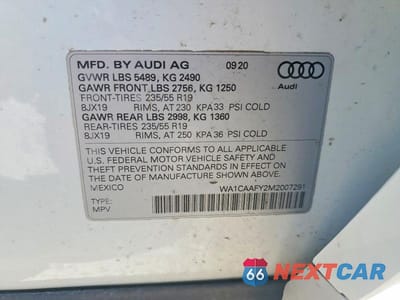 Zdjęcie 13 z 13 samochodu: 2021 AUDI Q5 PRESTIGE VIN:WA1CAAFY2M2007291 - miniatura