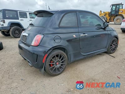 Trzecie zdjęcie samochodu z tyłu: 2015 FIAT 500 ABARTH VIN:3C3CFFFH1FT570522 - miniatura