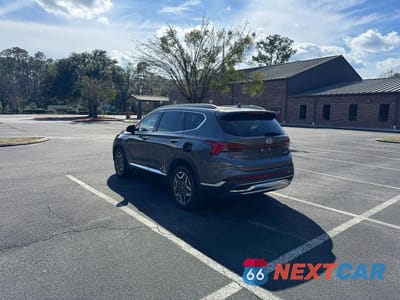 Trzecie zdjęcie samochodu z tyłu: 2021 HYUNDAI SANTA FE SEL PREMIUM VIN:KM8S3DA10MU011900 - miniatura