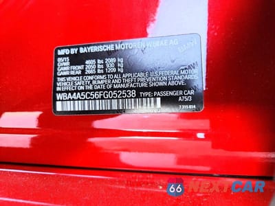Zdjęcie 12 z 12 samochodu: 2015 BMW 428 I GRAN COUPE VIN:WBA4A5C56FG052538 - miniatura