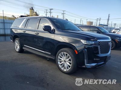 Czwarte zdjęcie samochodu z boku: 2021 CADILLAC ESCALADE VIN:1GYS3JKL6MR238346 - miniatura