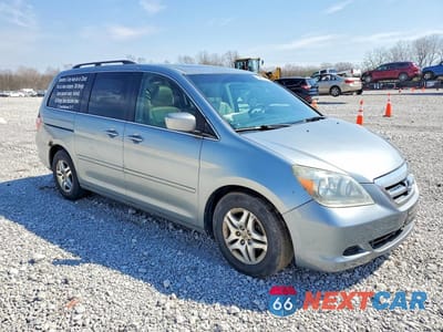 Czwarte zdjęcie samochodu z boku: 2007 HONDA ODYSSEY EXL VIN:5FNRL38787B142349 - miniatura