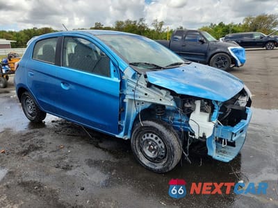 Czwarte zdjęcie samochodu z boku: 2024 MITSUBISHI MIRAGE ES VIN:ML32AUHJ4RH027259 - miniatura