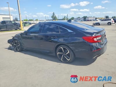 Drugie zdjęcie samochodu z przodu: 2021 HONDA ACCORD SPORT VIN:1HGCV1F33MA122858 - miniatura