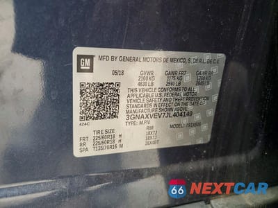 Zdjęcie 13 z 13 samochodu: 2018 CHEVROLET EQUINOX PREMIER VIN:3GNAXVEV7JL404149 - miniatura