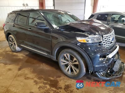 Czwarte zdjęcie samochodu z boku: 2020 FORD EXPLORER PLATINUM VIN:1FM5K8HC0LGA51549 - miniatura
