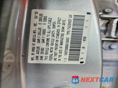 Zdjęcie 12 z 12 samochodu: 2009 HONDA ACCORD EXL VIN:1HGCP26899A134693 - miniatura