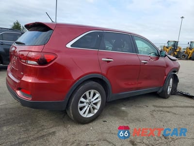 Trzecie zdjęcie samochodu z tyłu: 2020 KIA SORENTO LX VIN:5XYPG4A31LG670228 - miniatura