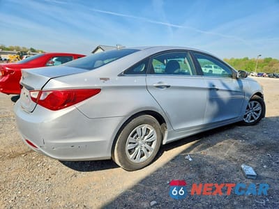 Trzecie zdjęcie samochodu z tyłu: 2012 HYUNDAI SONATA GLS VIN:5NPEB4AC2CH343254 - miniatura