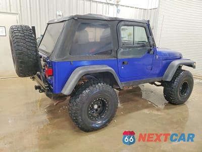 Trzecie zdjęcie samochodu z tyłu: 1997 JEEP WRANGLER / TJ SE VIN:1J4FY29P5VP508598 - miniatura