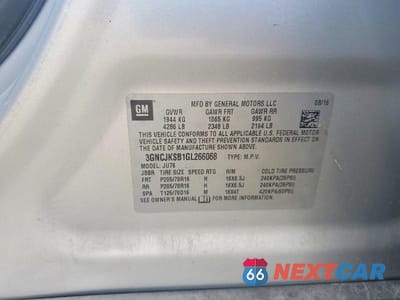 Zdjęcie 13 z 13 samochodu: 2016 CHEVROLET TRAX LS VIN:3GNCJKSB1GL266068 - miniatura